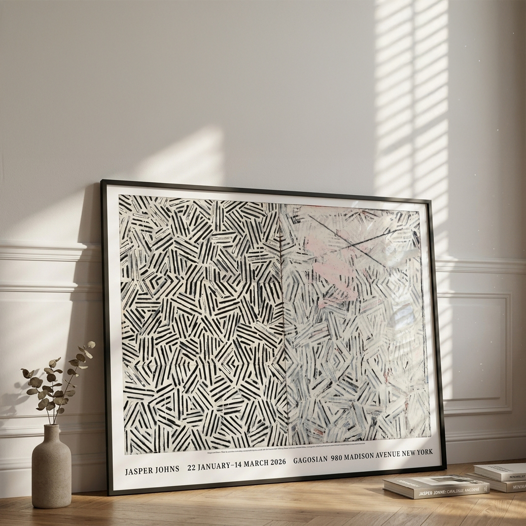 Jasper Johns|Between the Clock and the Bed — 照片 1