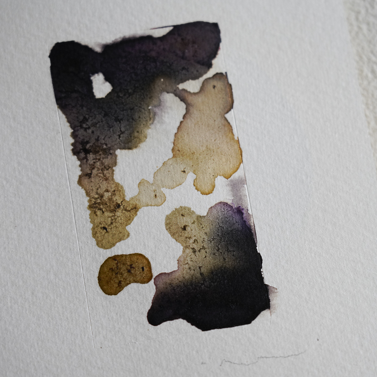 06 by COR, a vertical original artwork featuring abstract lines, in cream / brown tones. Product image 4.