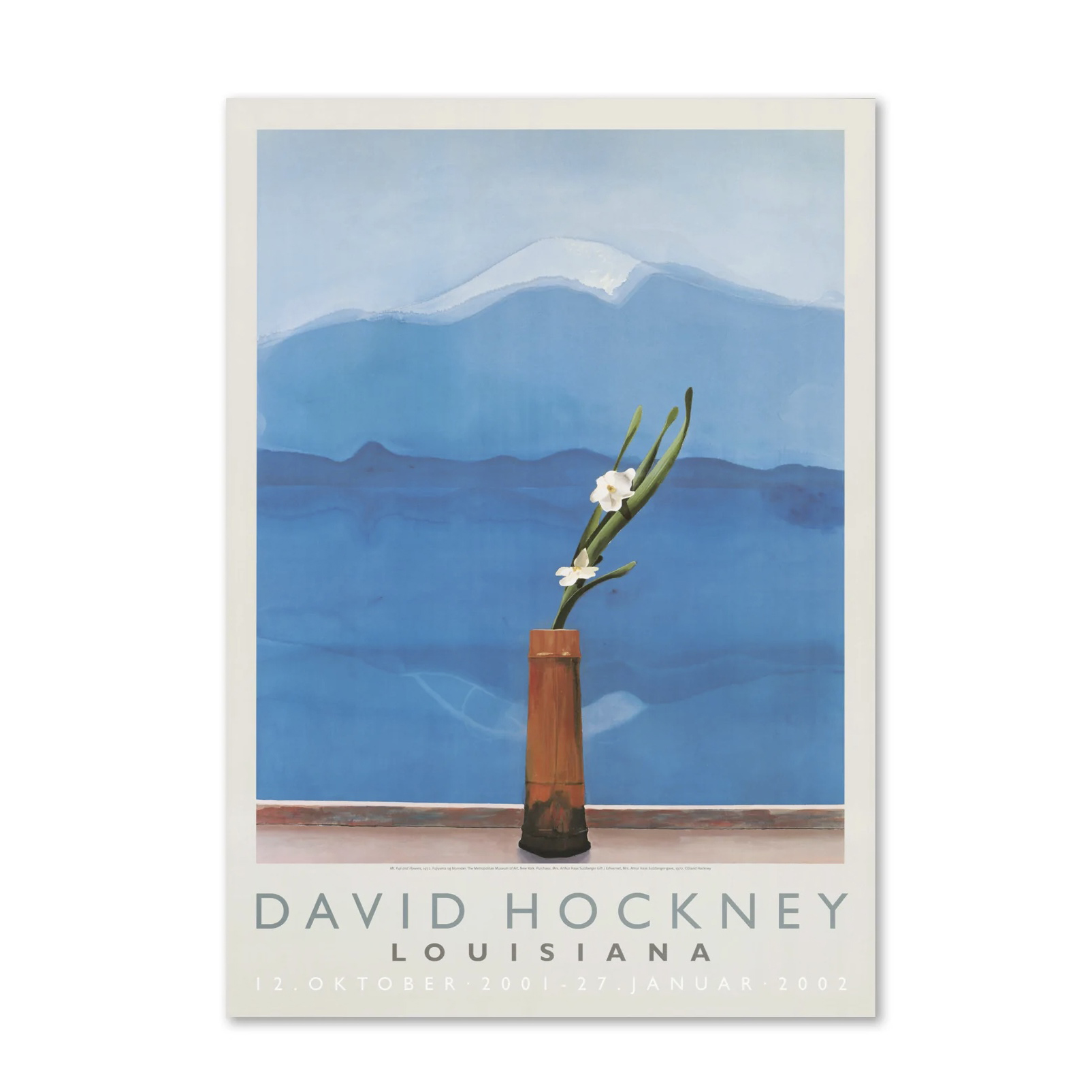 David Hockney|MT. FUJI AND FLOWERS — 照片 1