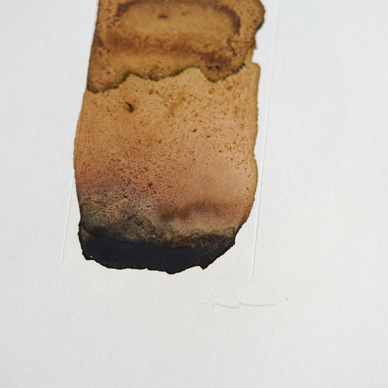 10 by COR, a vertical original artwork featuring abstract lines, in cream / brown tones. Product image 3.