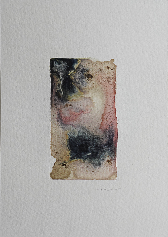 05 by COR, a vertical original artwork featuring abstract lines, in multicoloured tones. Artwork image.