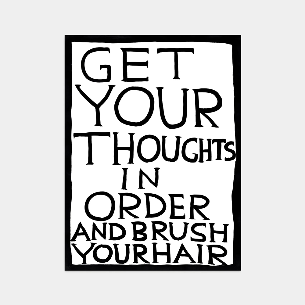David Shrigley|get your thoughts in order (釐清思緒) — 照片 1
