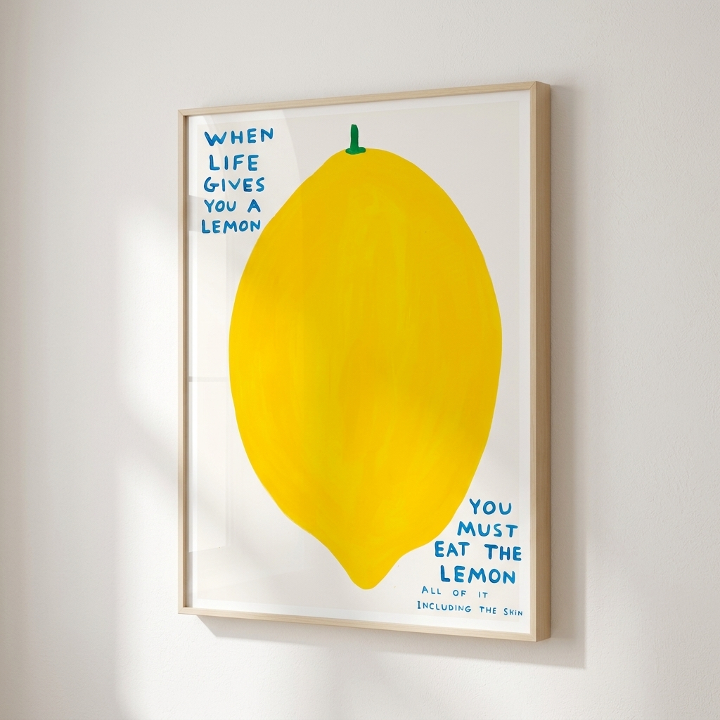 David Shrigley|When Life Gives You A Lemon (當生活給你檸檬) — 照片 1
