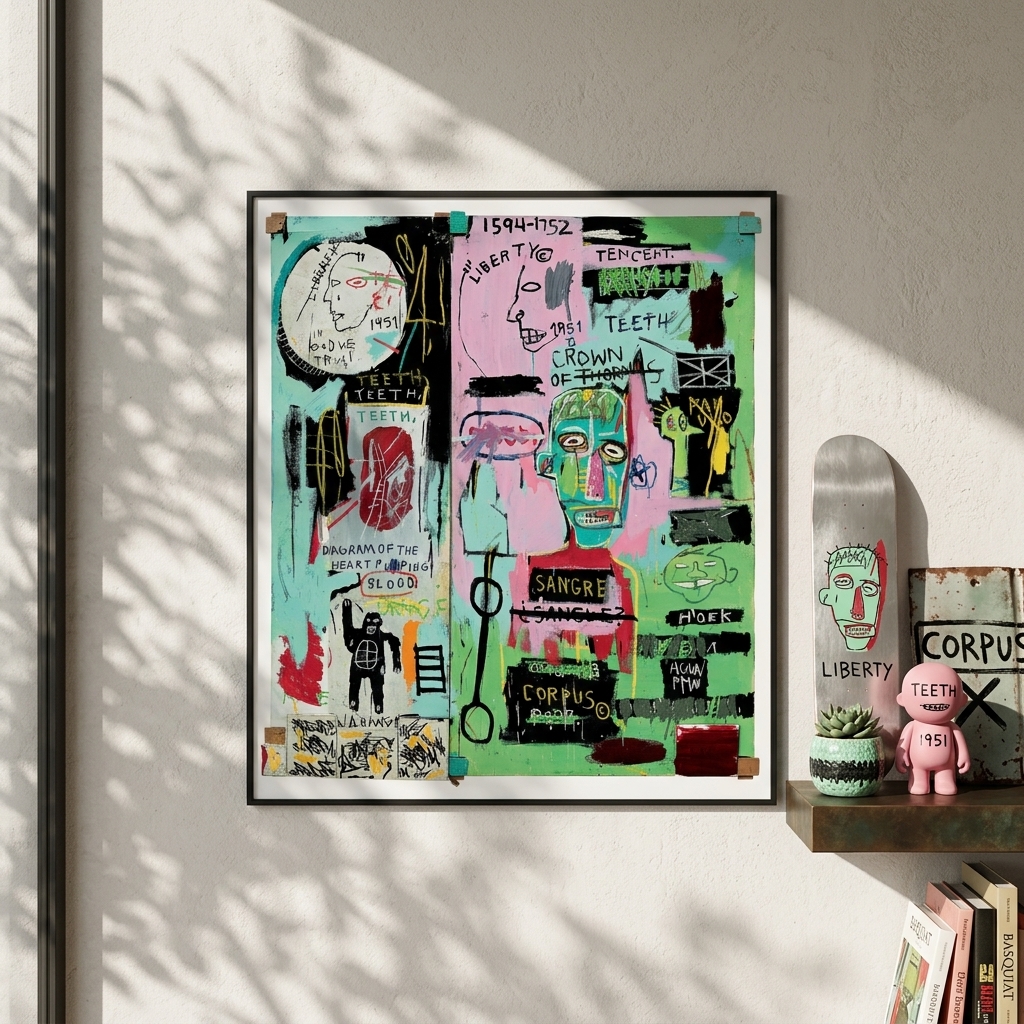 Jean-Michel Basquiat 巴斯奇亞 | In Italian, 1983 — 照片 1