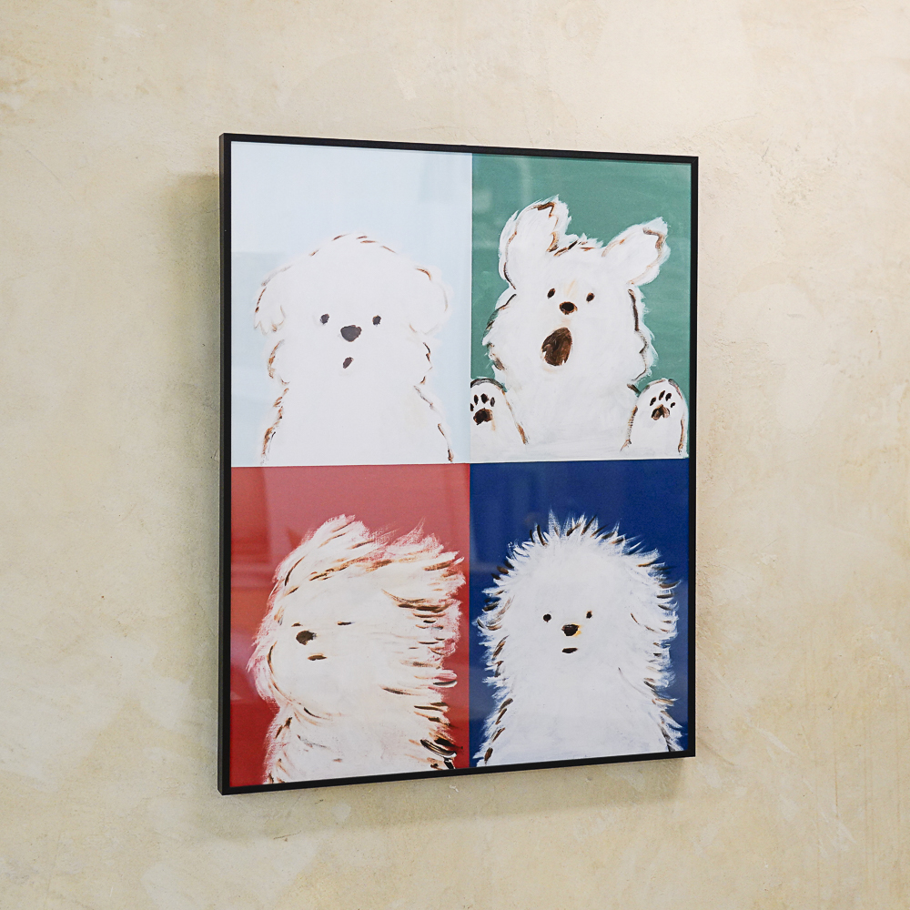 Scribble Dog (Set of Four) — Photo 1