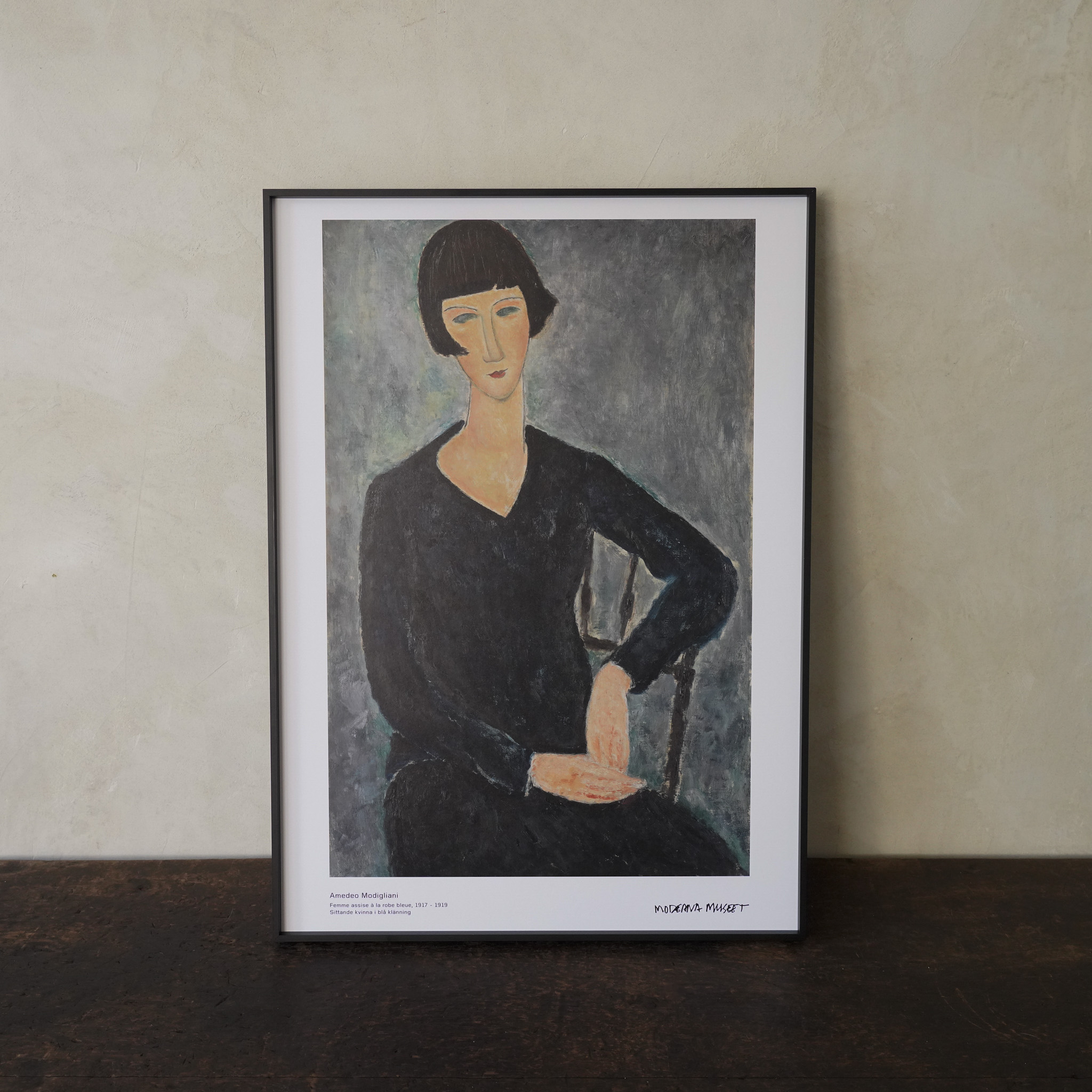 莫迪利亞尼 | Woman in a Blue Dress — 照片 1