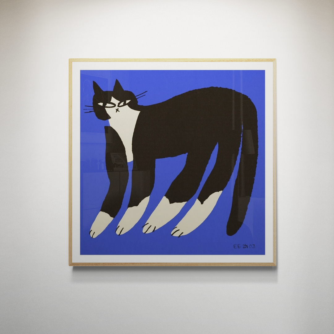 Enikő Katalin Eged|Cat in Blue — 照片 1