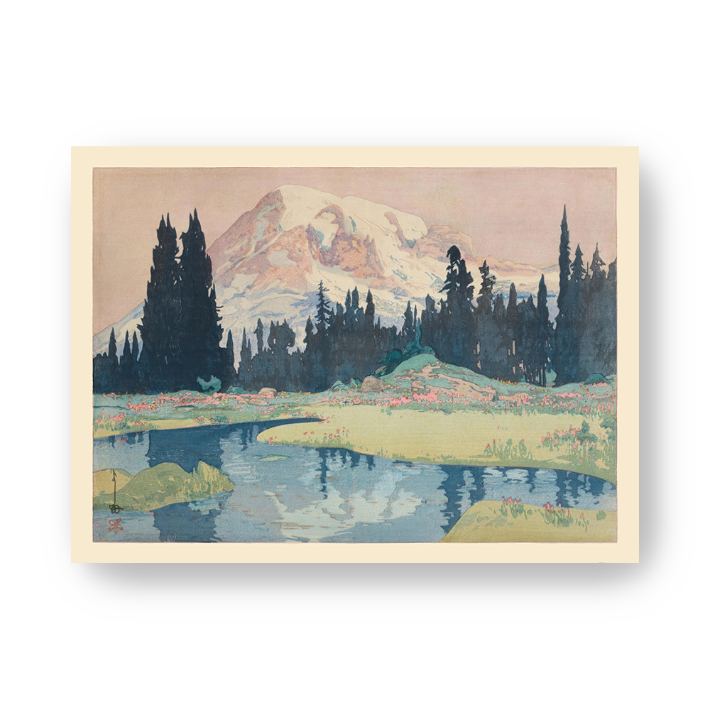 吉田博 Hiroshi Yoshida | 美国 雷尼尔峰 — 照片 1