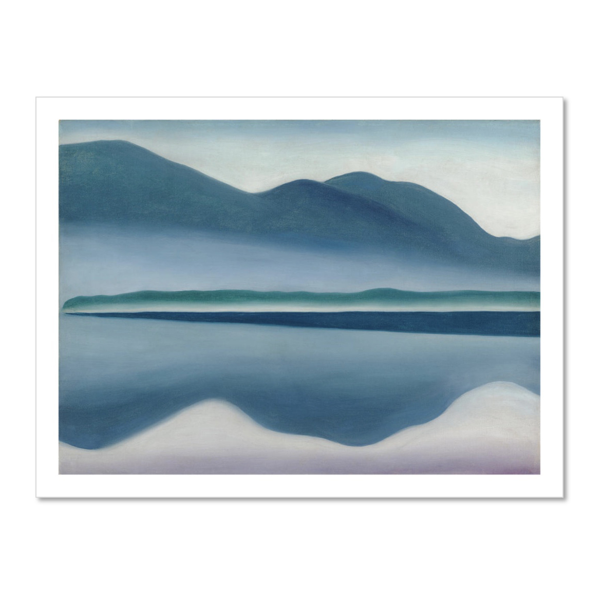 歐姬芙 Georgia O'Keeffe|倒影中的喬治湖 — 照片 1