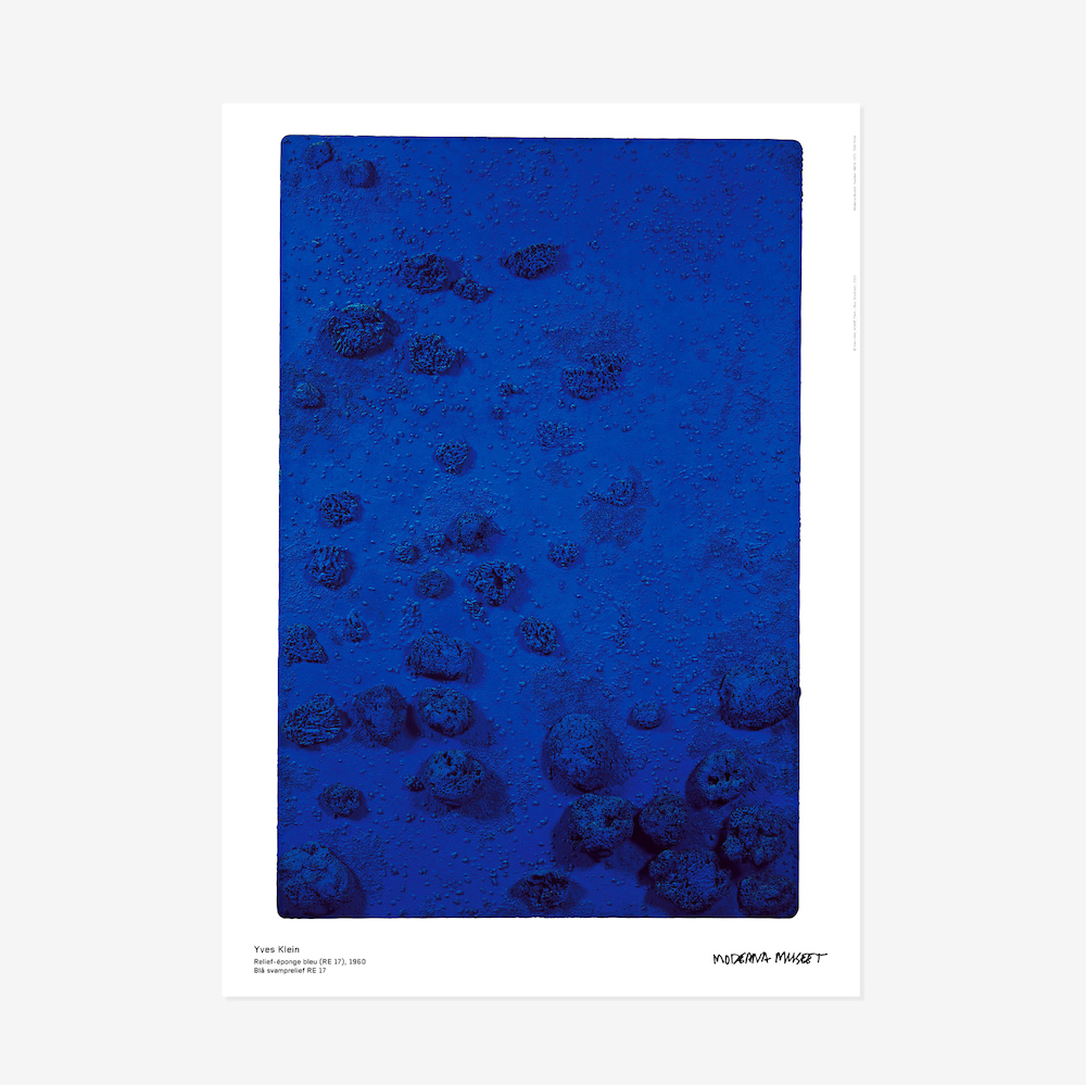 (絕版)Yves Klein 克萊因|Relief éponge-Blue RE 17, 1960 — 照片 1