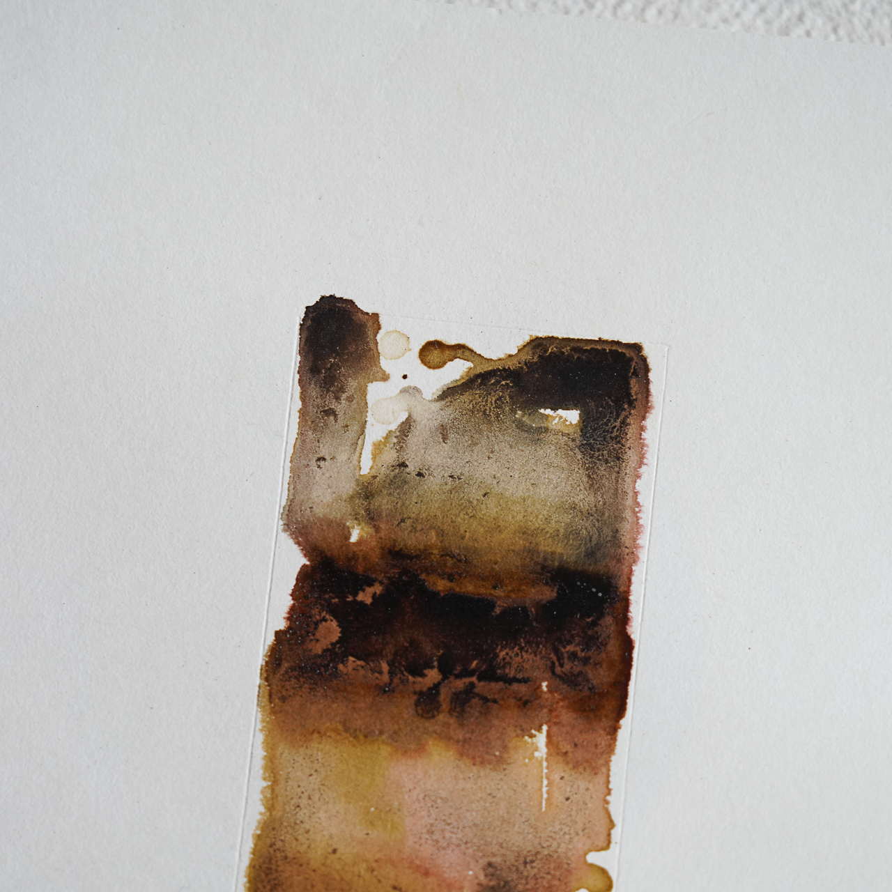 11 by COR, a vertical original artwork featuring abstract lines, in cream / brown tones. Product image 3.