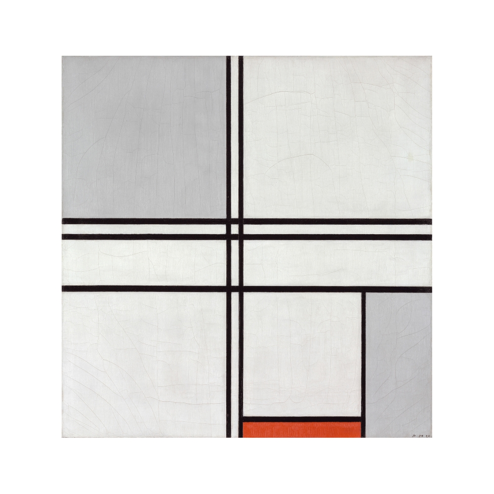 Composition (No. 1) Gray-Red — Photo 1