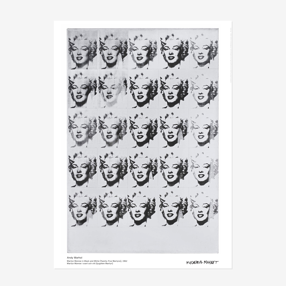 Andy Warhol|Marilyn in Black and White 黑白的瑪麗蓮夢露 — 照片 1