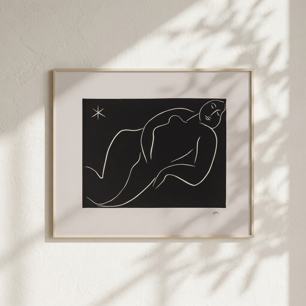 馬諦斯 Henri Matisse|Nude with a Star — 照片 1