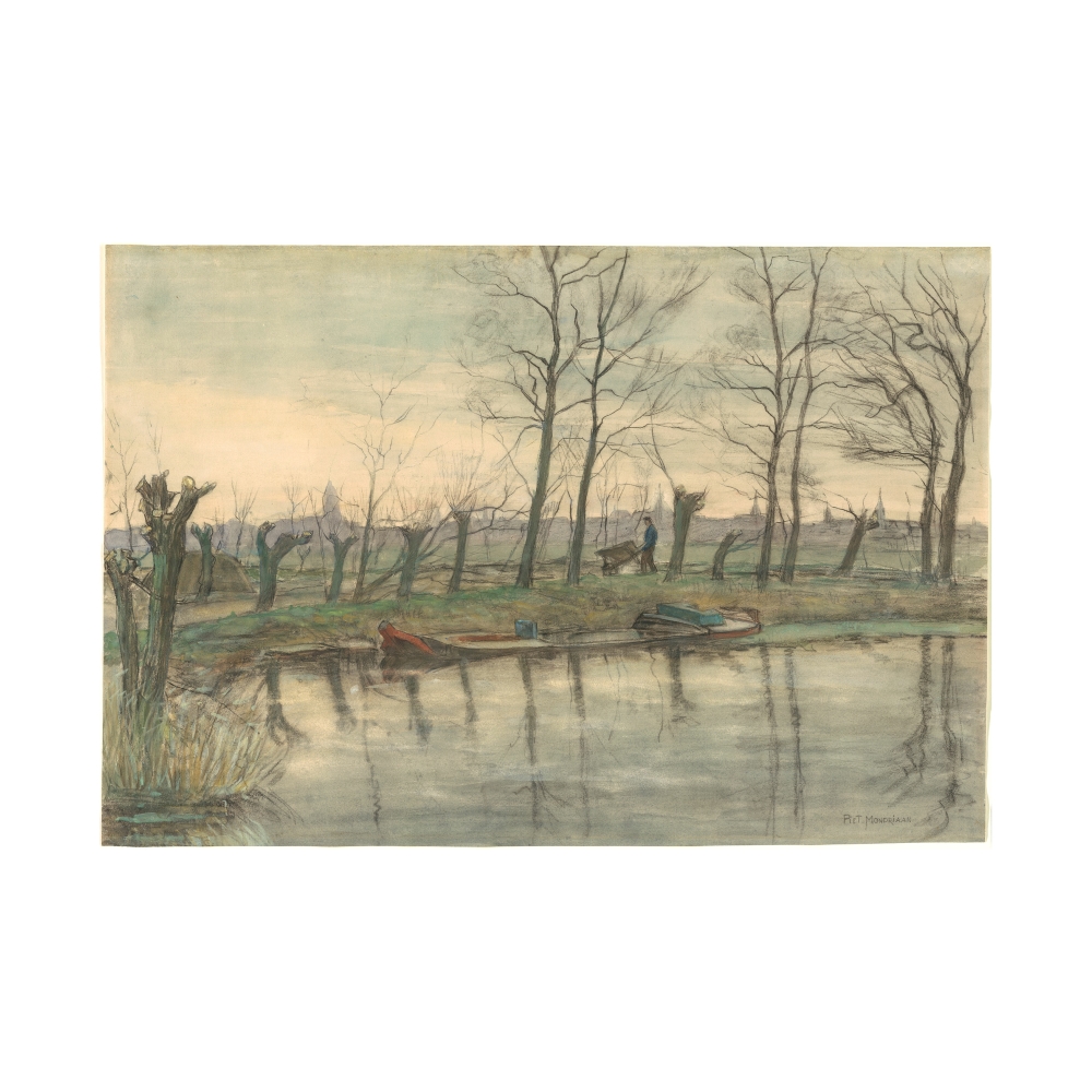 Piet Mondrian|Amsterdam Skyline Viewed from the West — 照片 1