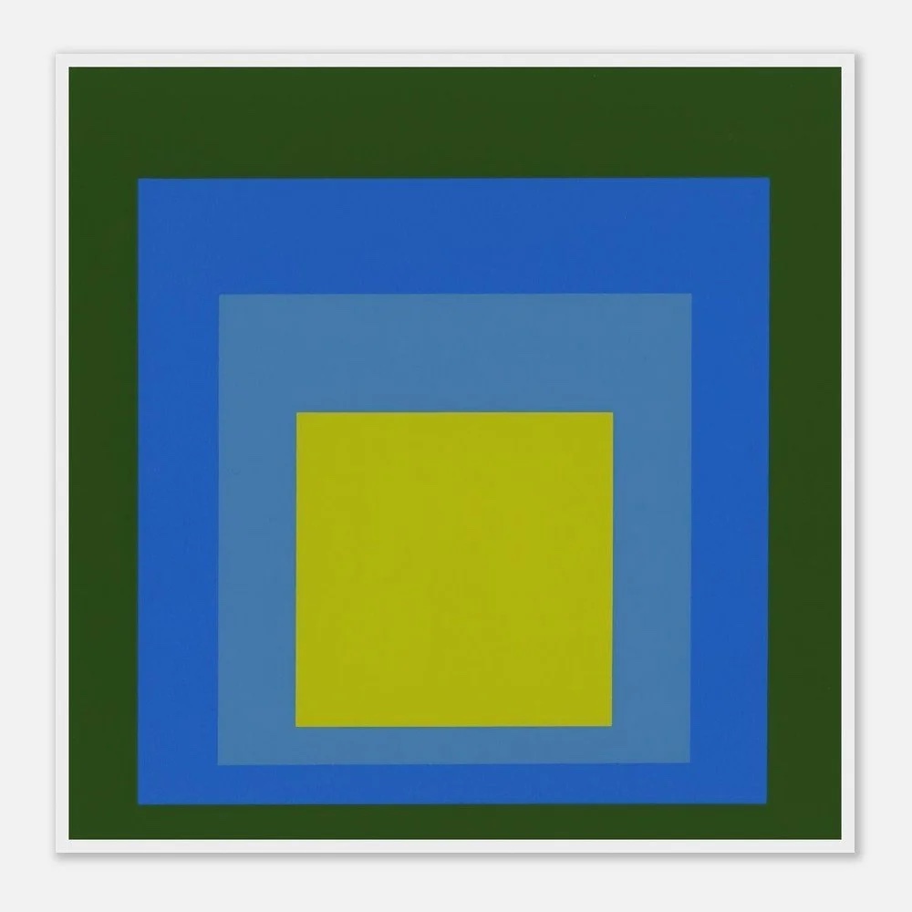 Homage to the Square(Amber Soul in Azure Forest) | Josef Albers — 照片 1