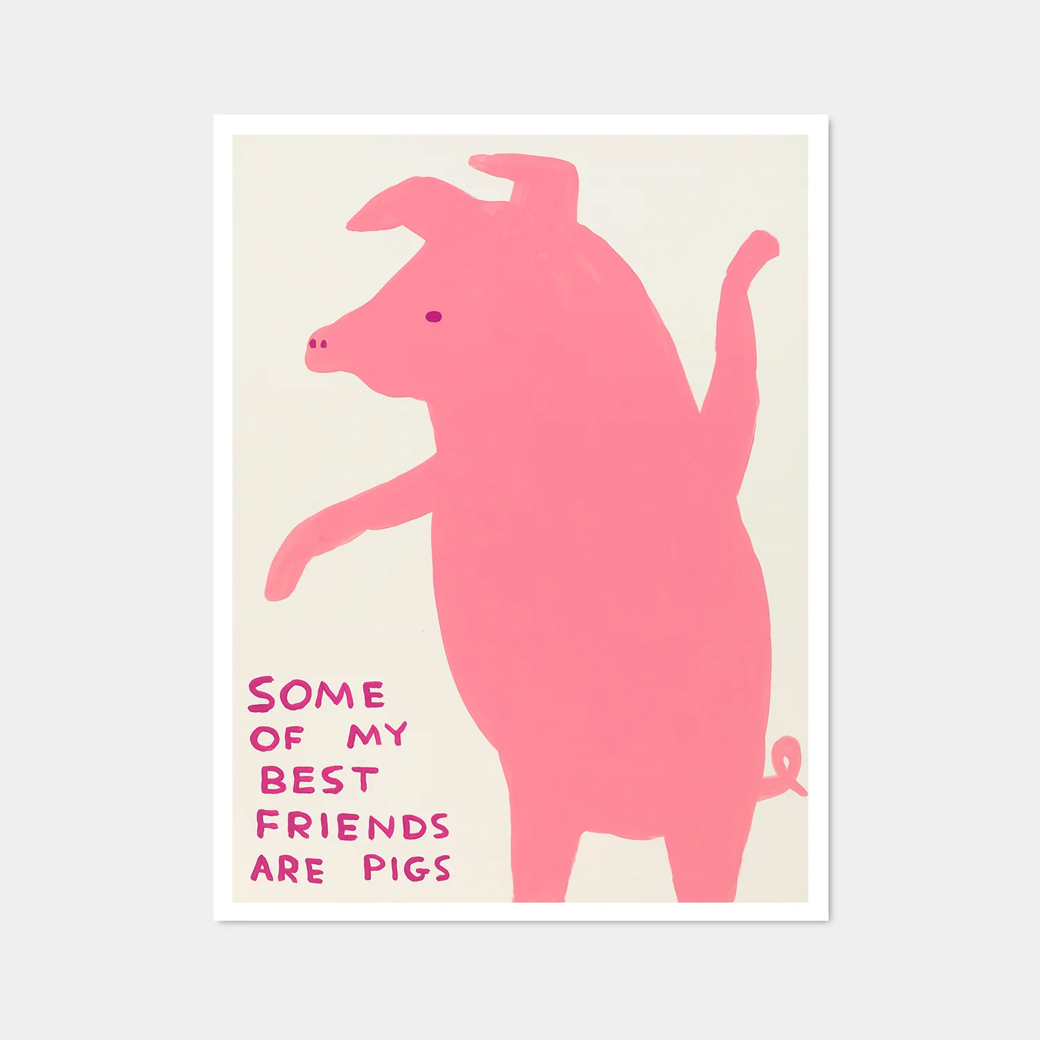 David Shrigley|Some of My Best Friends Are Pigs (我一些最好的朋友是豬) — 照片 1