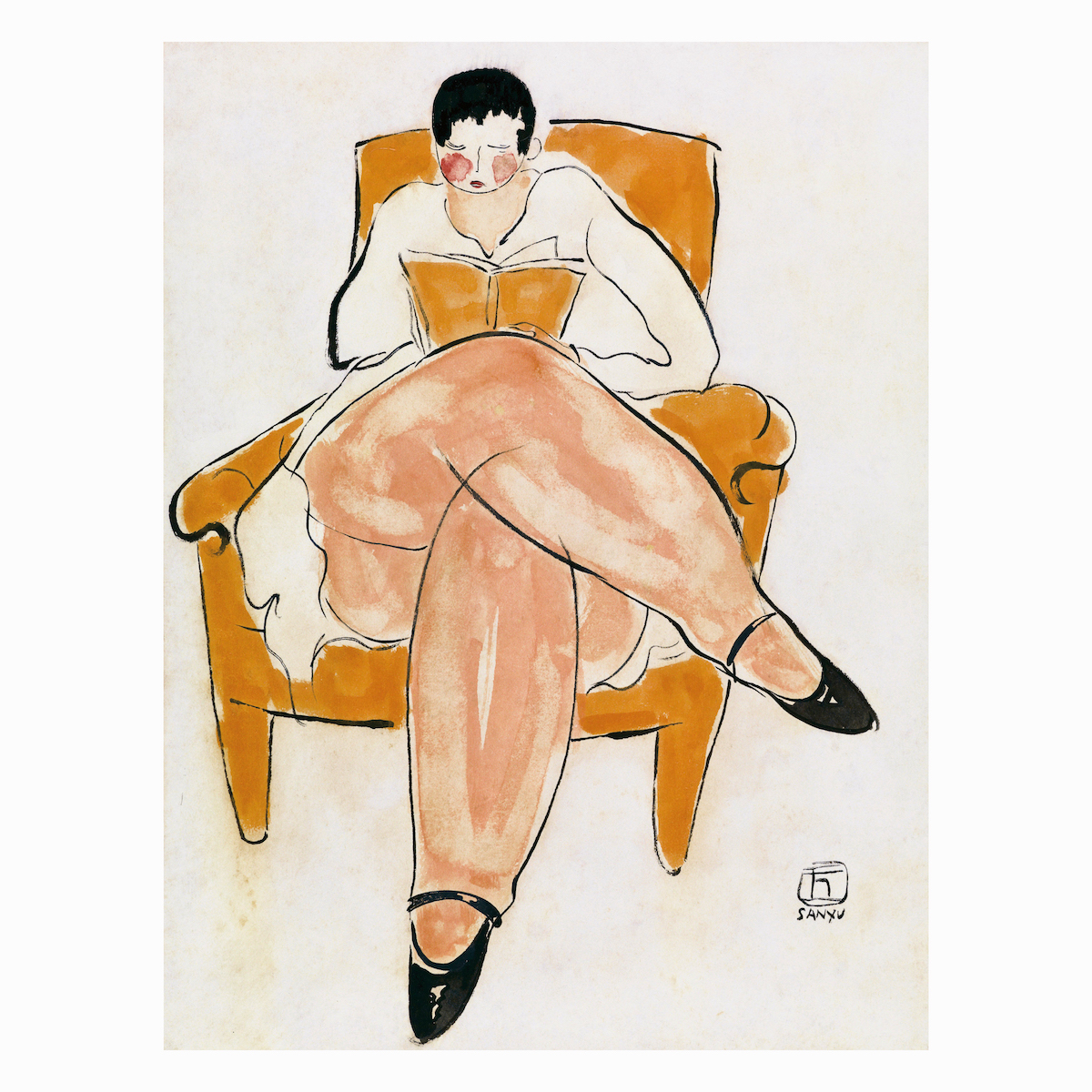 Sanyu 常玉|閱讀中的女士 — 照片 1