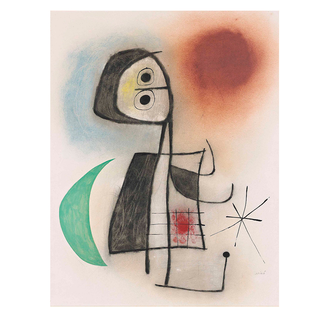 Woman in front of the moon — Photo 1