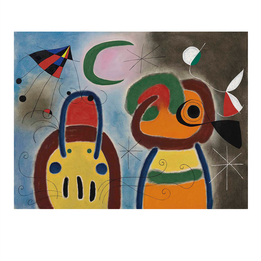 Joan Miro 胡安·米羅|展翅飛翔的鳥飛向銀樹 — 照片 1