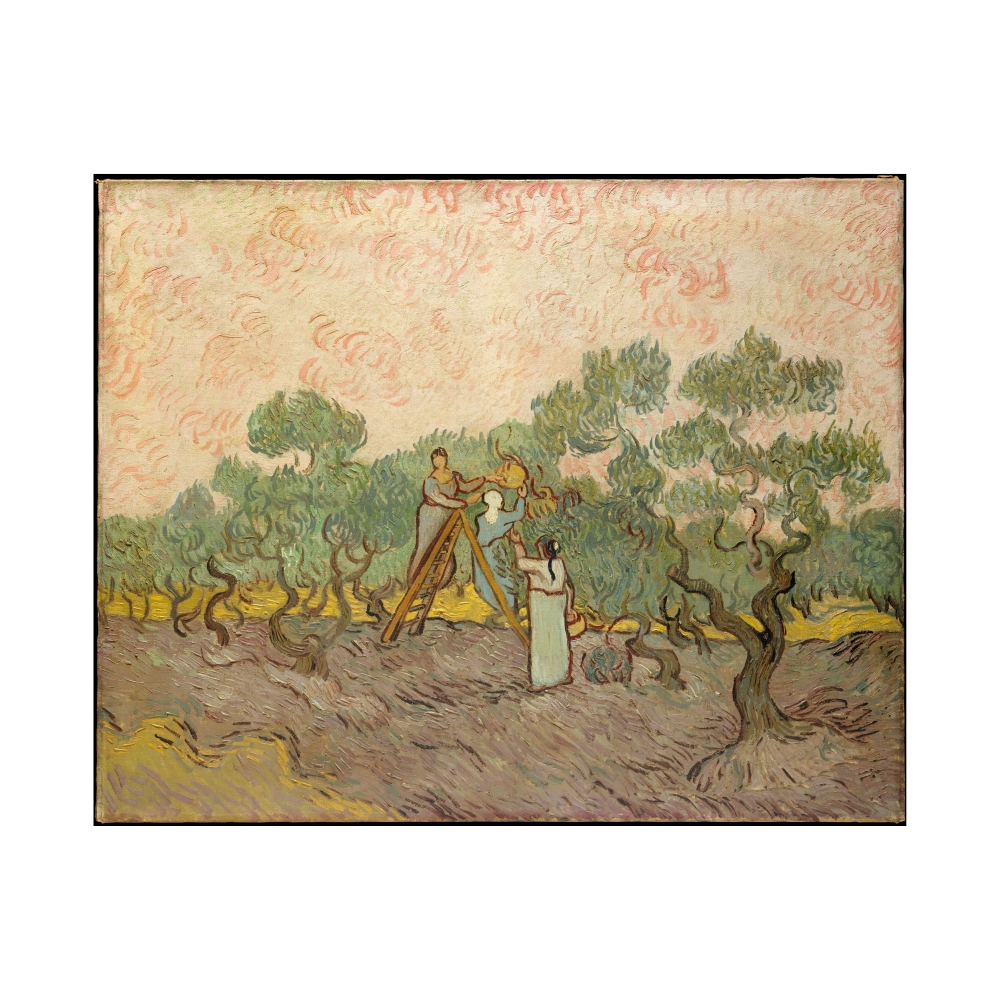 梵谷 Van Gogh|Women Picking Olives — 照片 1
