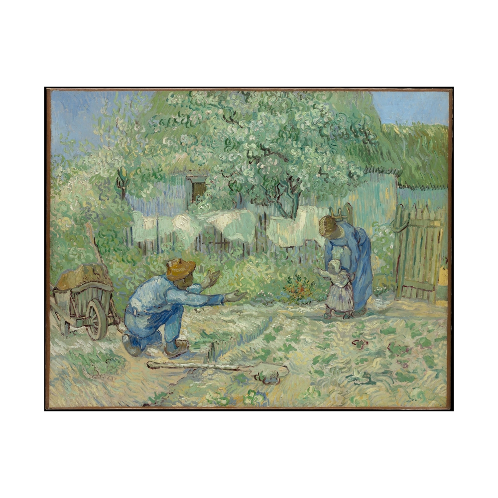 梵谷 Van Gogh|First Steps, after Millet — 照片 1
