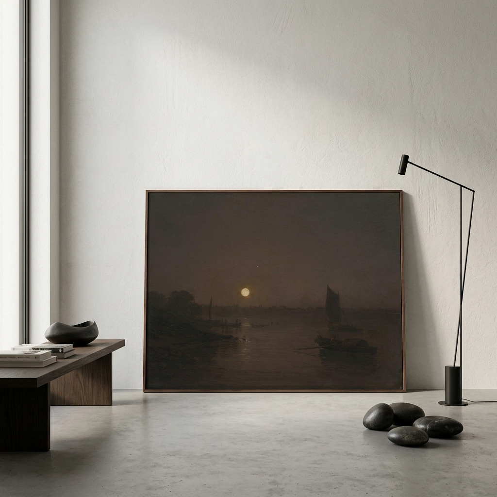 威廉·透納 William Turner | Moonlight, a Study at Millbank — 照片 1