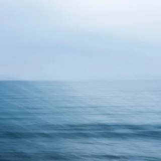 See Sea · Wave No.4 by aPo, a square art print featuring natural landscapes and photographic and realistic imagery, in blue tones. Artwork image.