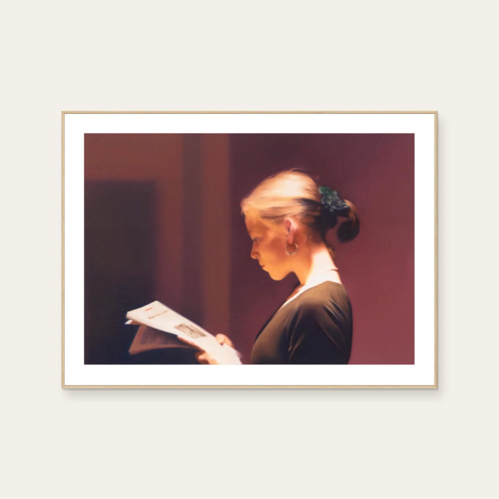 葛哈・利希特 Gerhard Richter| Lesende (Reader) — 照片 1