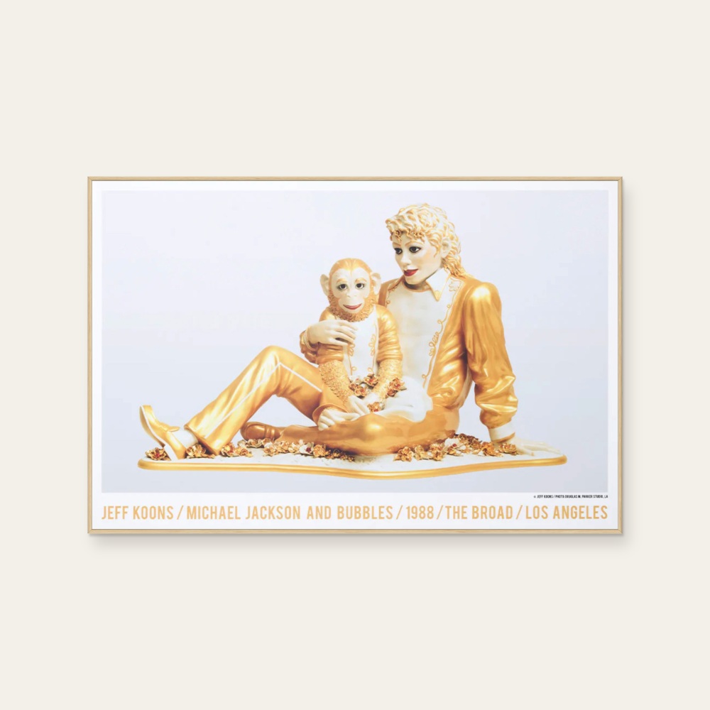 JEFF KOONS|麥可傑克森與泡泡 Michael Jackson and Bubbles — 照片 1