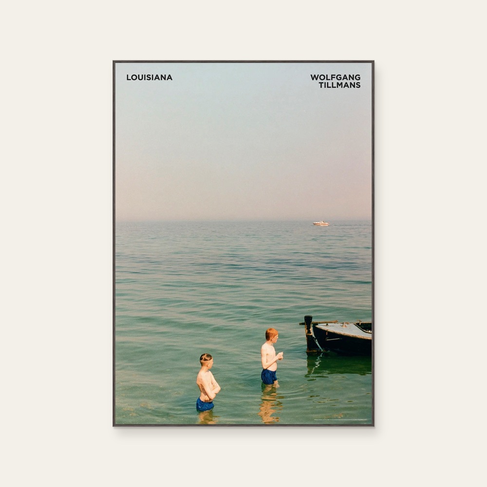 LOUISIANA 1996 by Wolfgang Tillmans, a vertical poster featuring photographic and realistic imagery, in grey and blue tones. Product image 2.