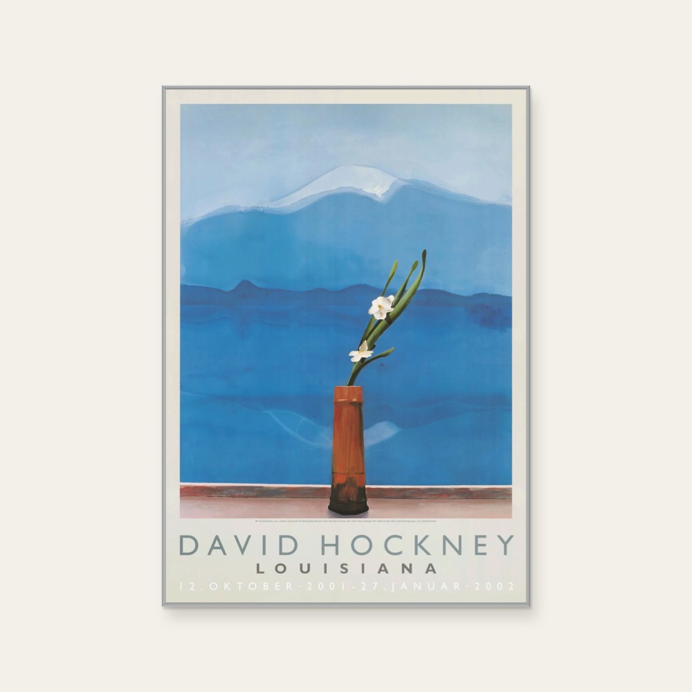 David Hockney|MT. FUJI AND FLOWERS — 照片 1