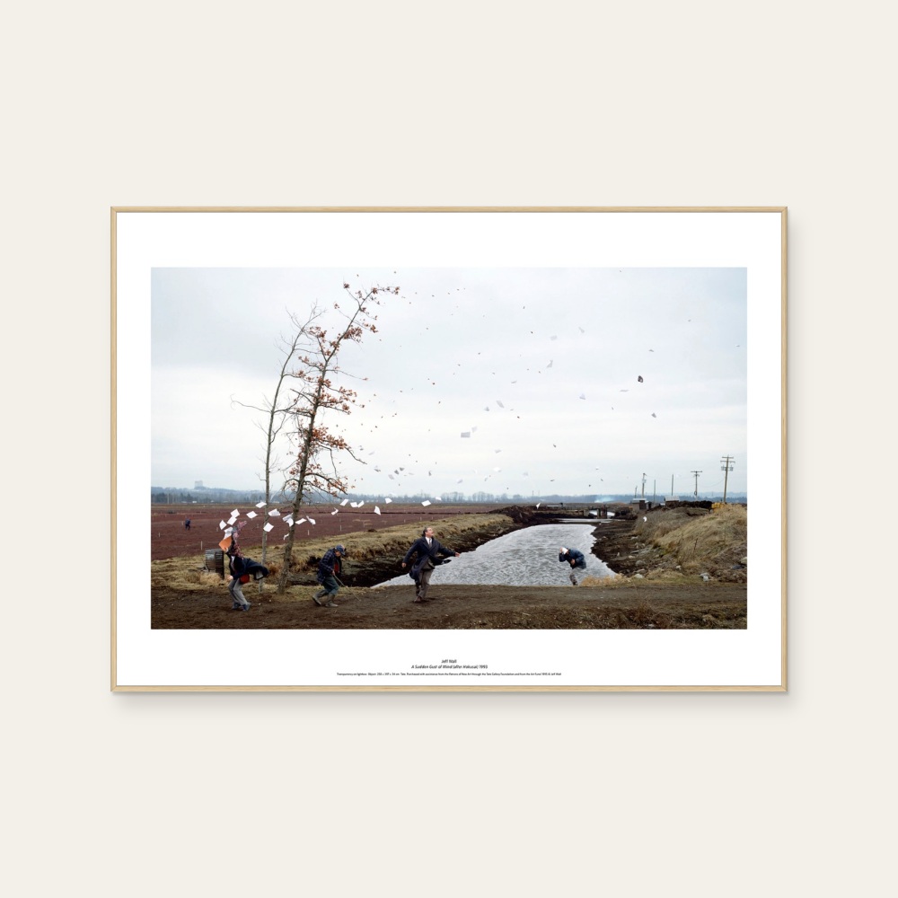 Jeff Wall|A SUDDEN GUST OF WIND 突然刮起的風(北齋之後) — 照片 1