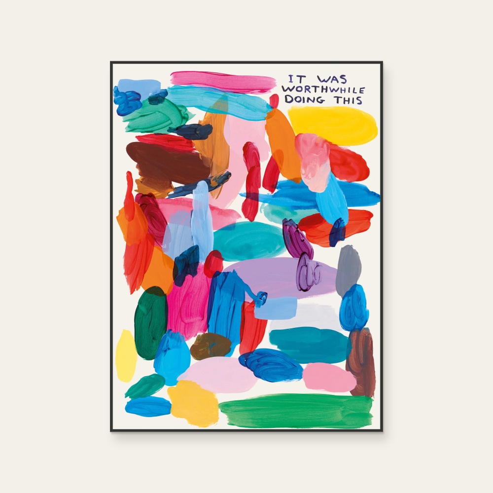 David Shrigley|it was worthwhile doing this (這是值得的) — 照片 1