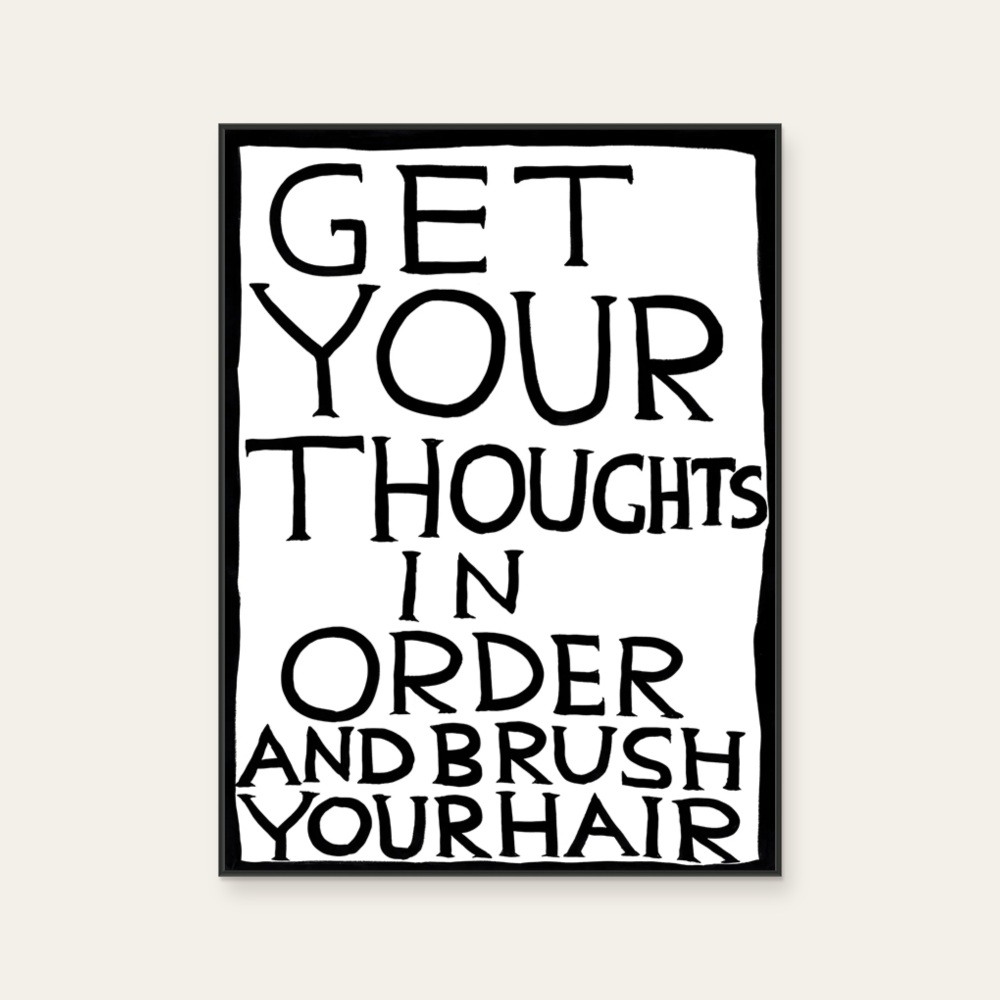 David Shrigley|get your thoughts in order (釐清思緒) — 照片 1