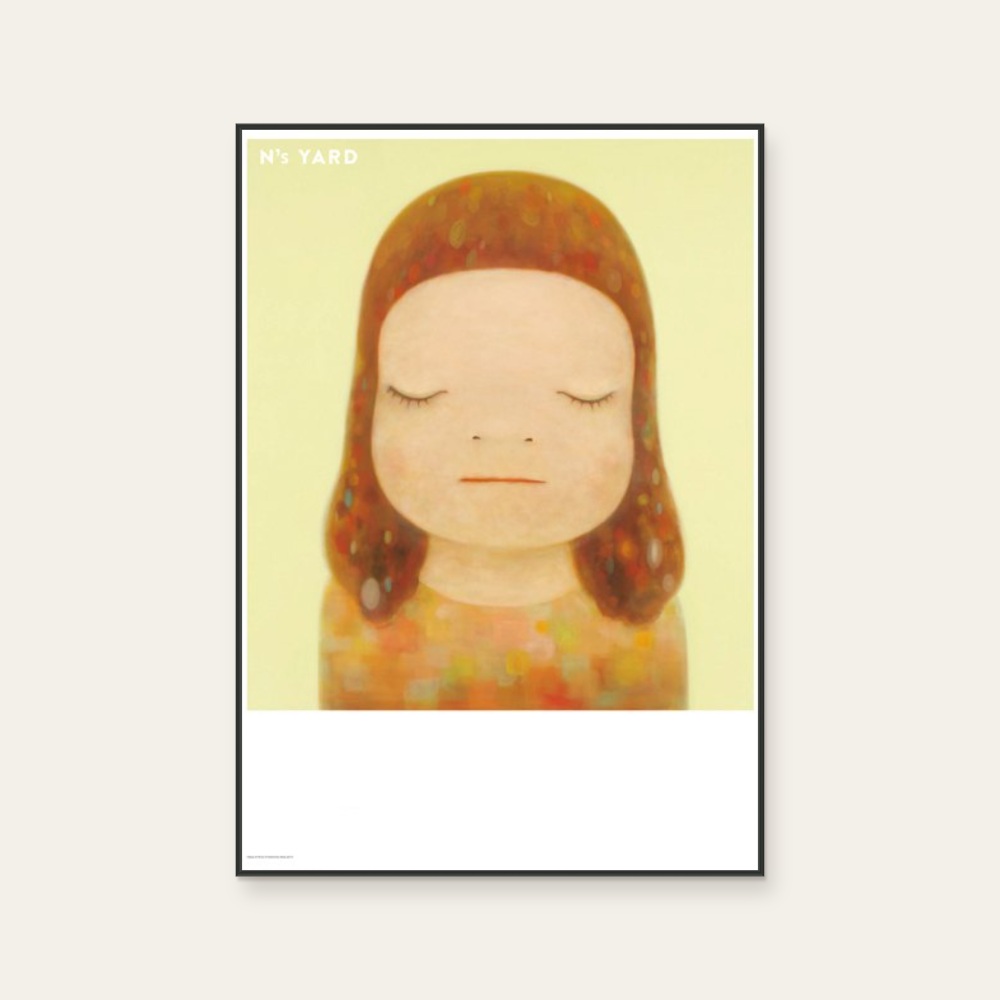 奈良美智 Yoshitomo Nara《Peace of Mind》：多彩色調，角色題材，直幅海報。 產品圖片 2。