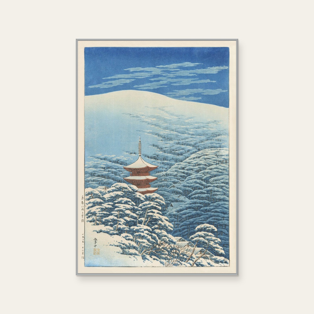 伊藤孝之 Itō Takashi|降雪後的八坂神社 — 照片 1