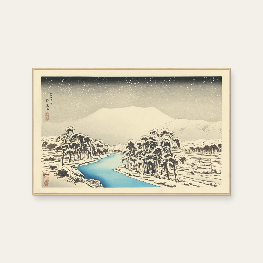 橋口五葉 Hashiguchi Goyo | 伊吹山(雪中的伊吹山) — 照片 1