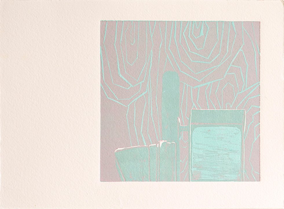 Weaving Through 01 by Wang Wen-Ling, a horizontal limited-edition artwork featuring animals, in yellow / green tones. Artwork image.
