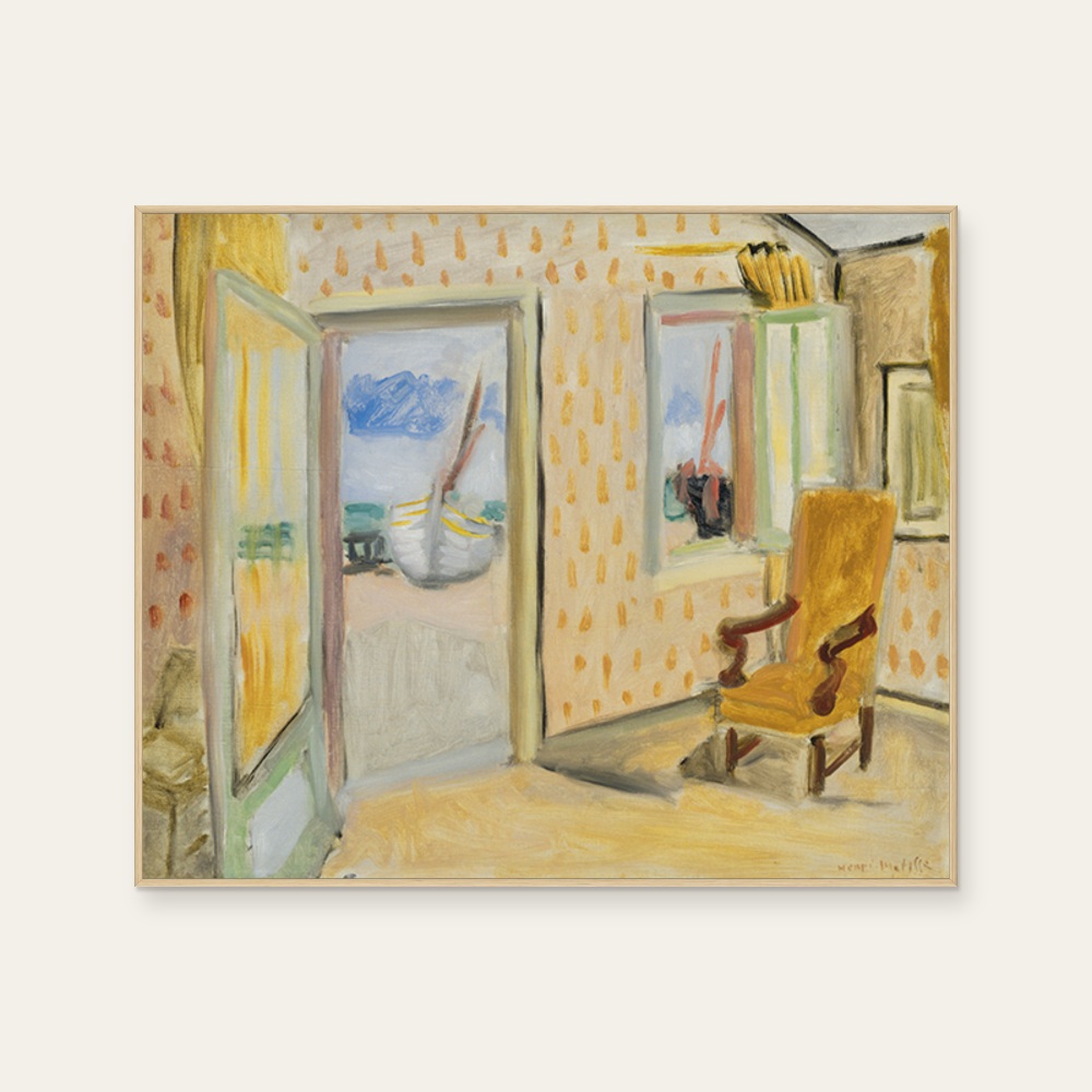 馬諦斯 Henri Matisse|Interior, Open Door — 照片 1
