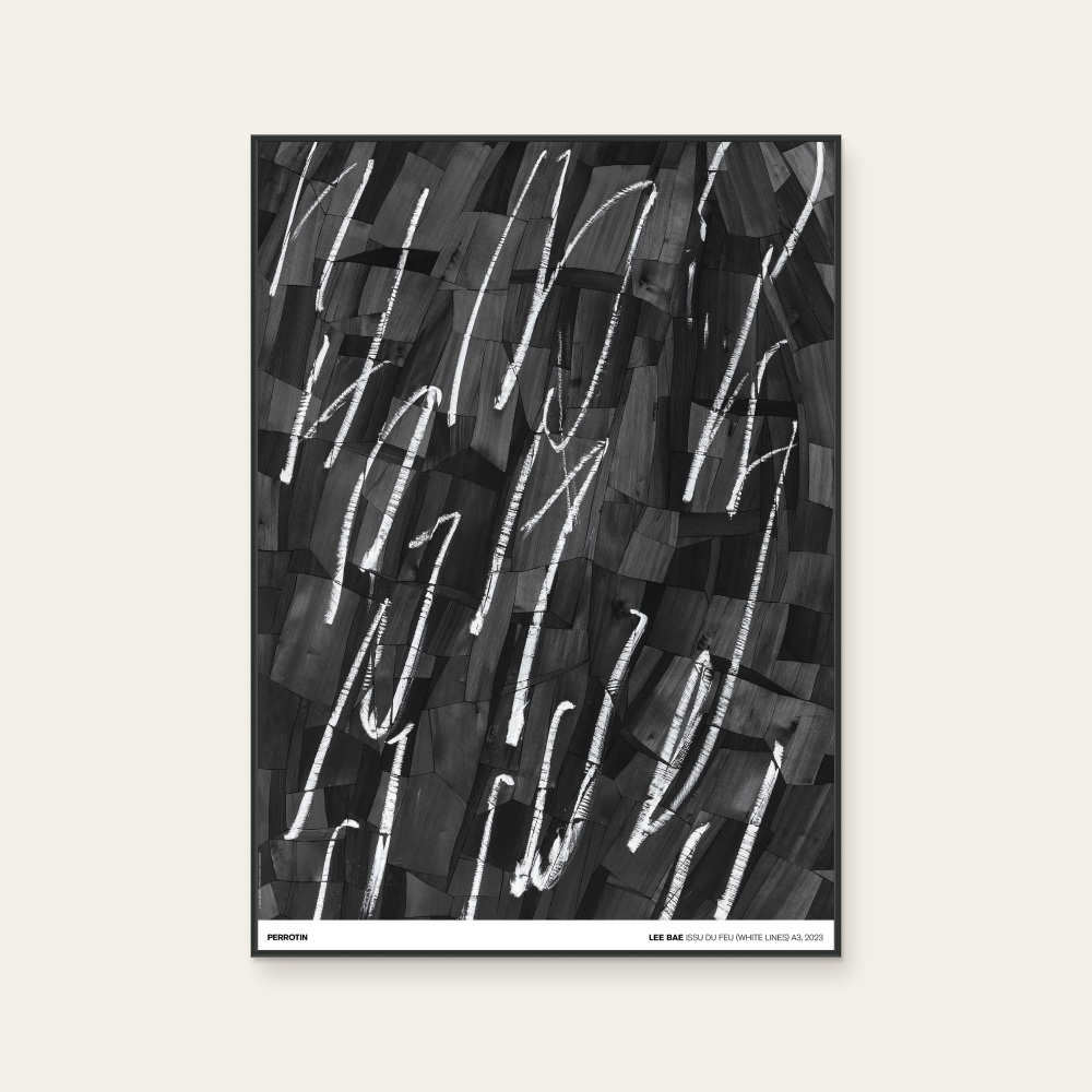絕版|Lee Bae - Issu du Feu (White Lines) A3, 2023 (Standard) — 照片 1