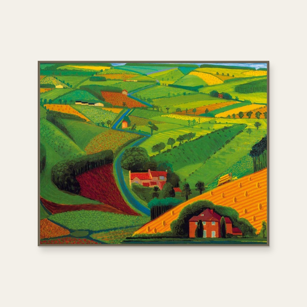 David Hockney|The Road Across the Wolds — 照片 1