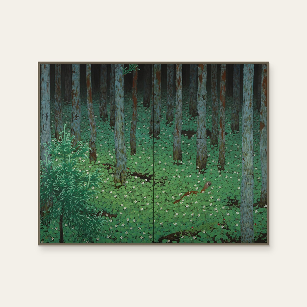 片山牧羊|The Forest (雙扇屏風) — 照片 1