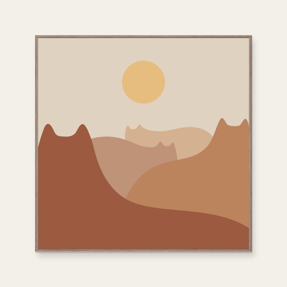 ilovedoodles|貓咪地景-貓咪山谷夕陽 — 照片 1