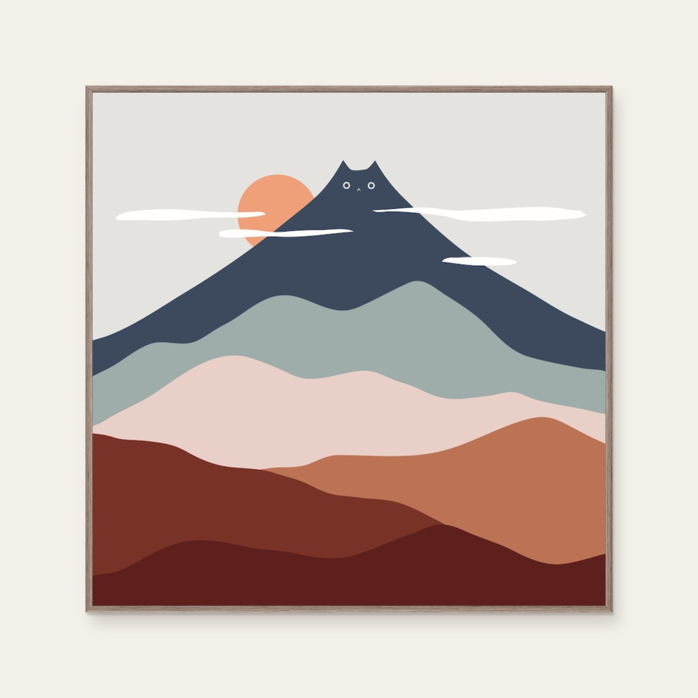 ilovedoodles|貓咪地景-胖胖的貓咪山 — 照片 1