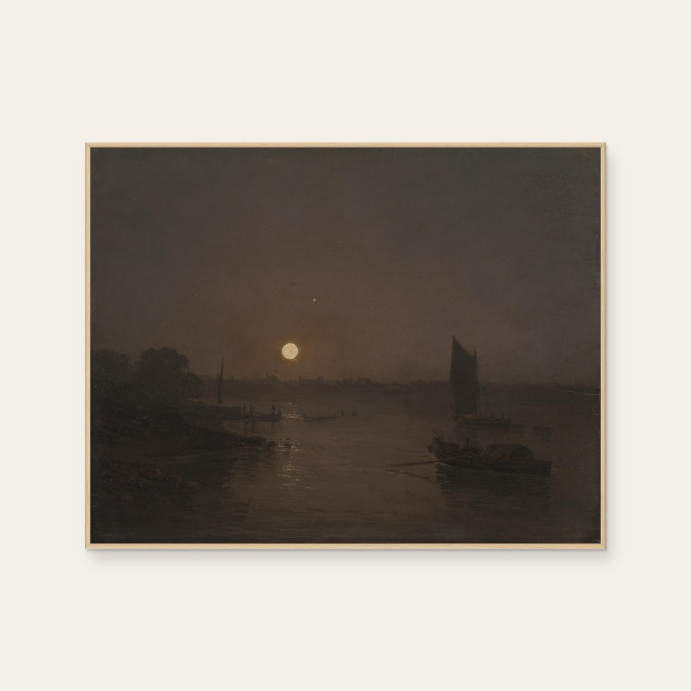 威廉·透納 William Turner | Moonlight, a Study at Millbank — 照片 1