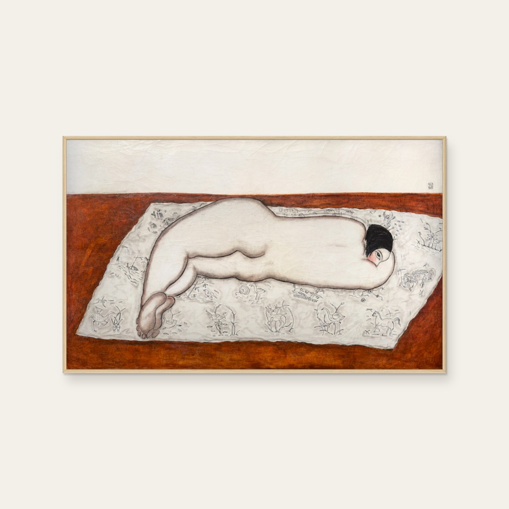 Sanyu 常玉|花毯上的側臥裸女 — 照片 1